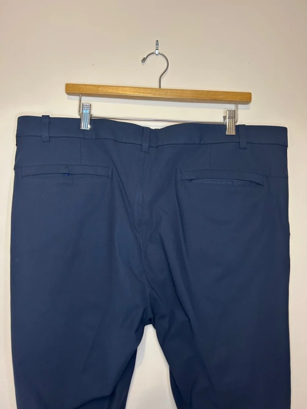 Lululemon ABC Classic-Fit Trouser Men’s 40 Navy Warpstreme Stretch Dress Pants - Picture 4 of 8